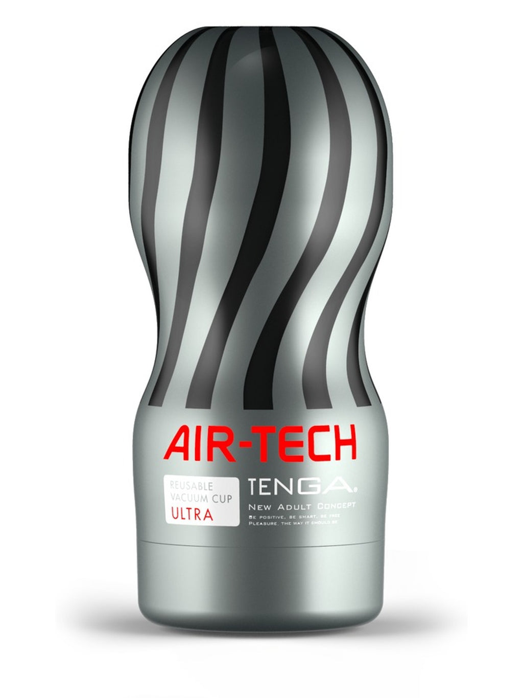Masturbador reutilizável com efeito de vácuo regulável – Prateado · TENGA Air-Tech