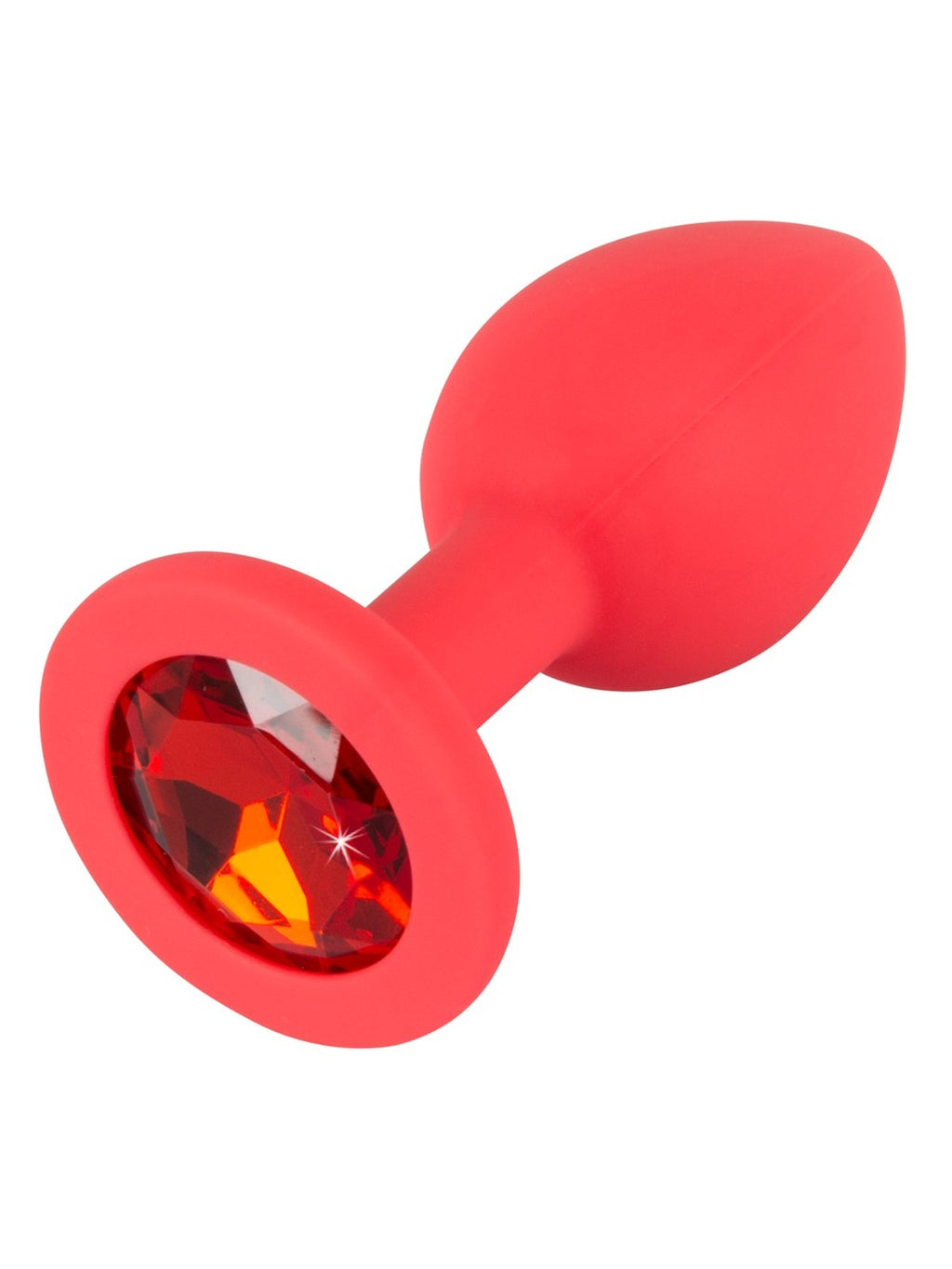 Plug com pedra decorativa, pequeno, 7,2 cm – Vermelho · Colorful Joy