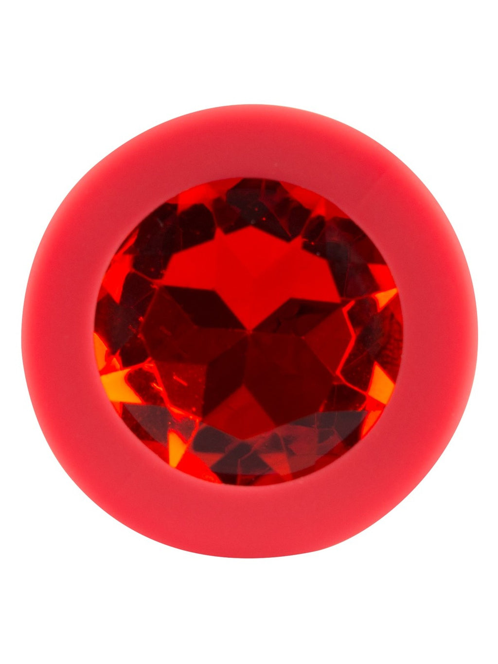 Plug com pedra decorativa, pequeno, 7,2 cm – Vermelho · Colorful Joy (foto 3)