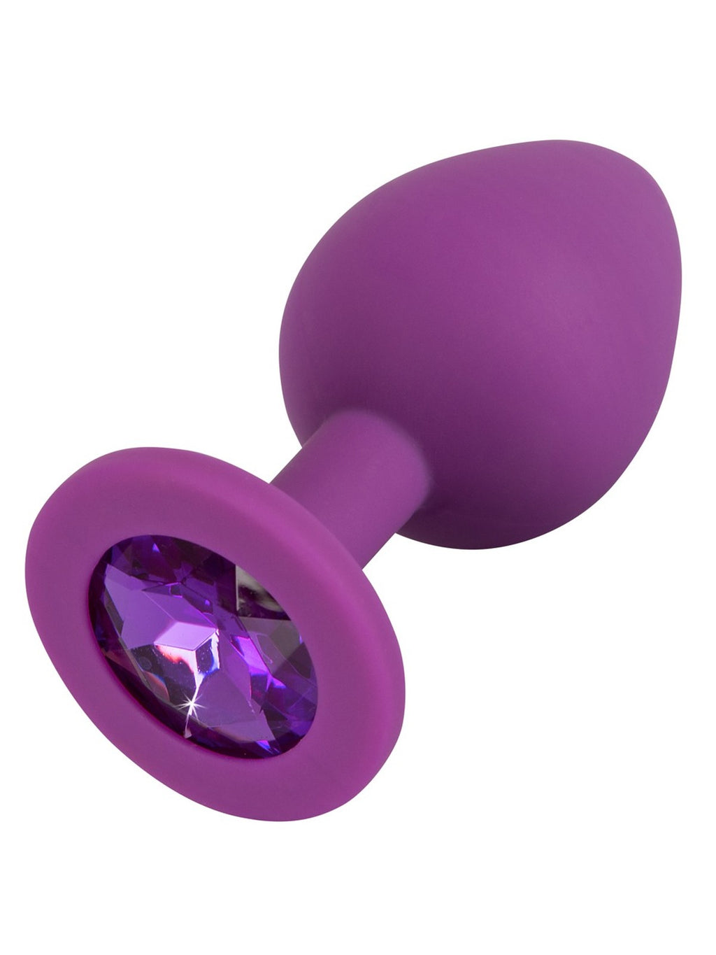 Plug com pedra decorativa, médio, 8 cm – Roxo · Colorful Joy