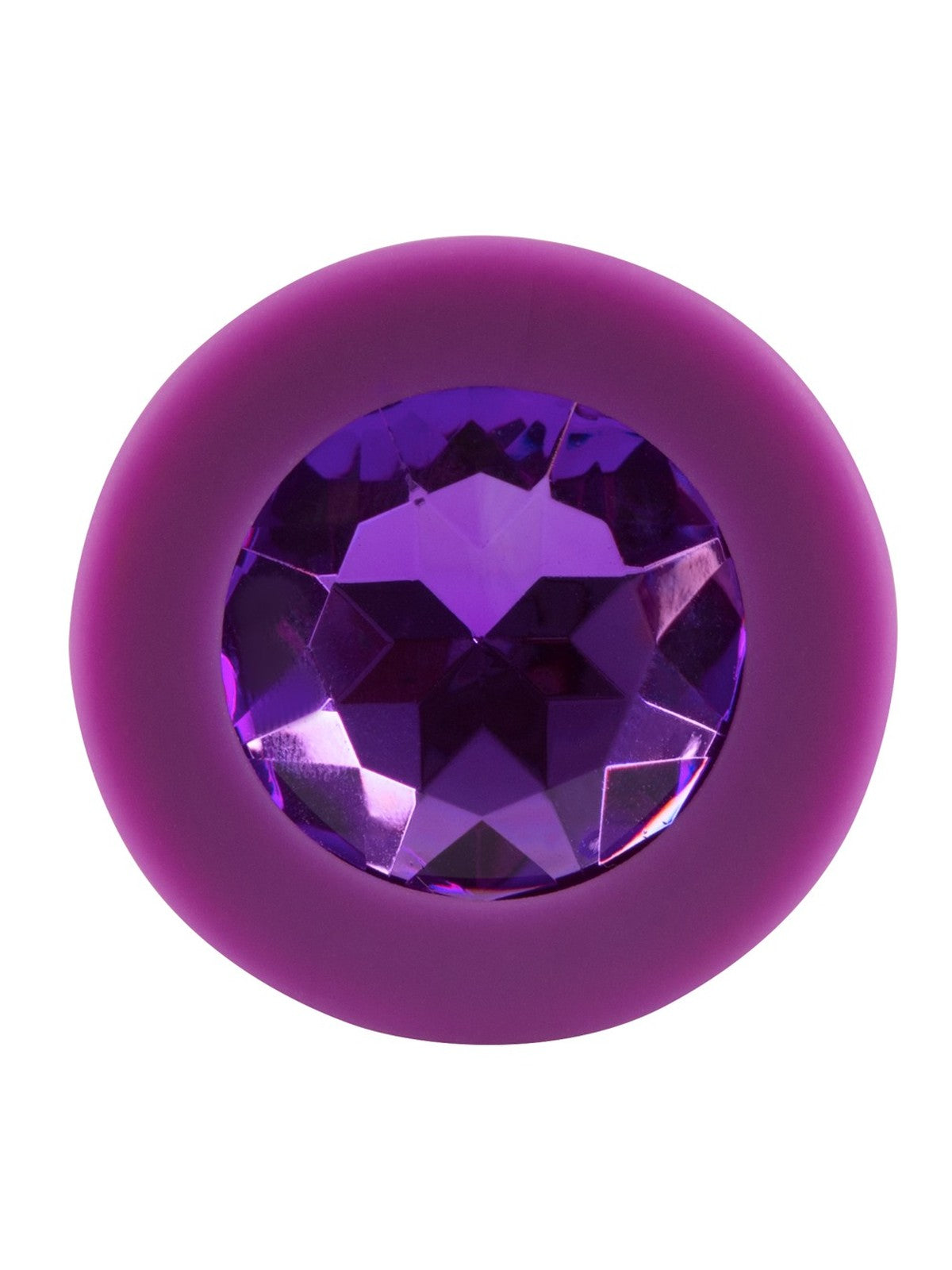 Plug com pedra decorativa, médio, 8 cm – Roxo · Colorful Joy (foto 3)