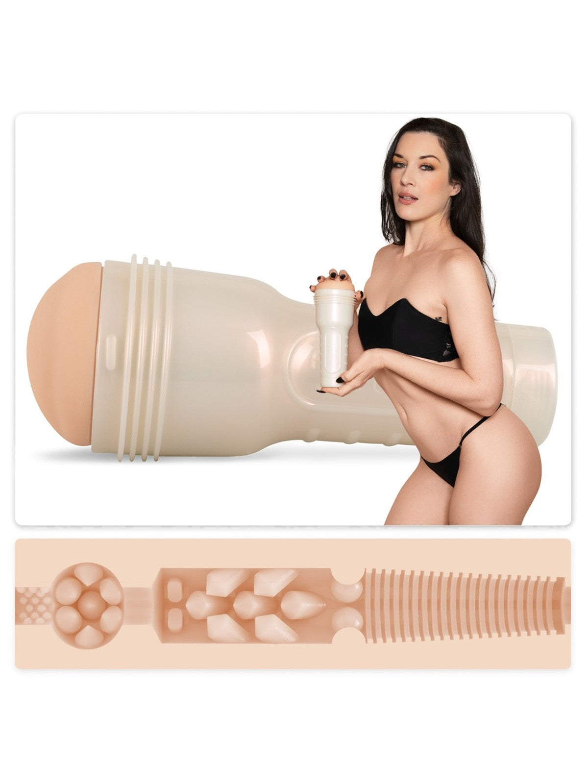 Masturbador em Superskin com estojo de lanterna – Pele clara · Fleshlight STOYA Destroya (foto 2)