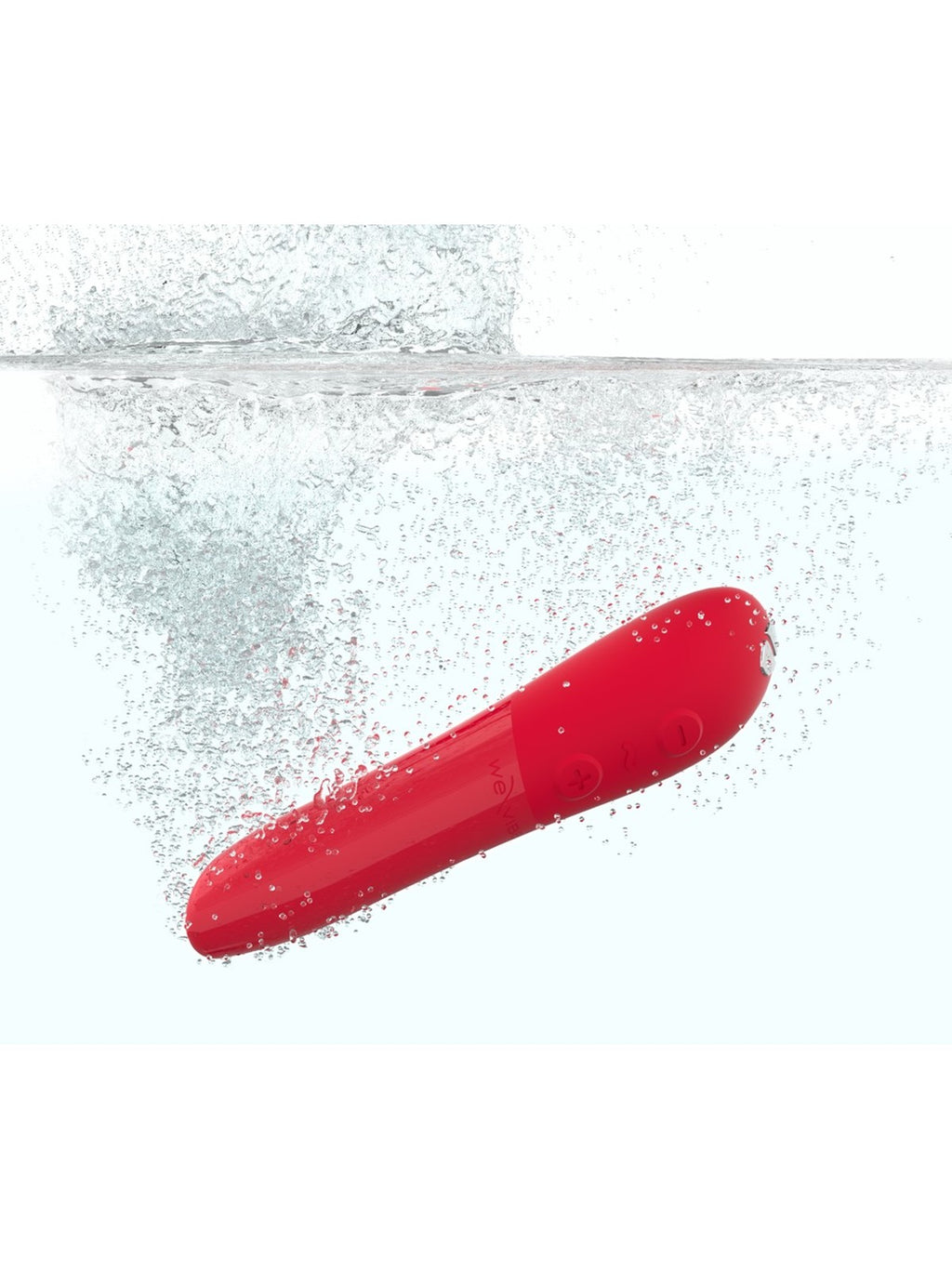 Vibrador-bala em silicone, 7 modos e 8 velocidades – Vermelho · We-Vibe Tango X (foto 6)