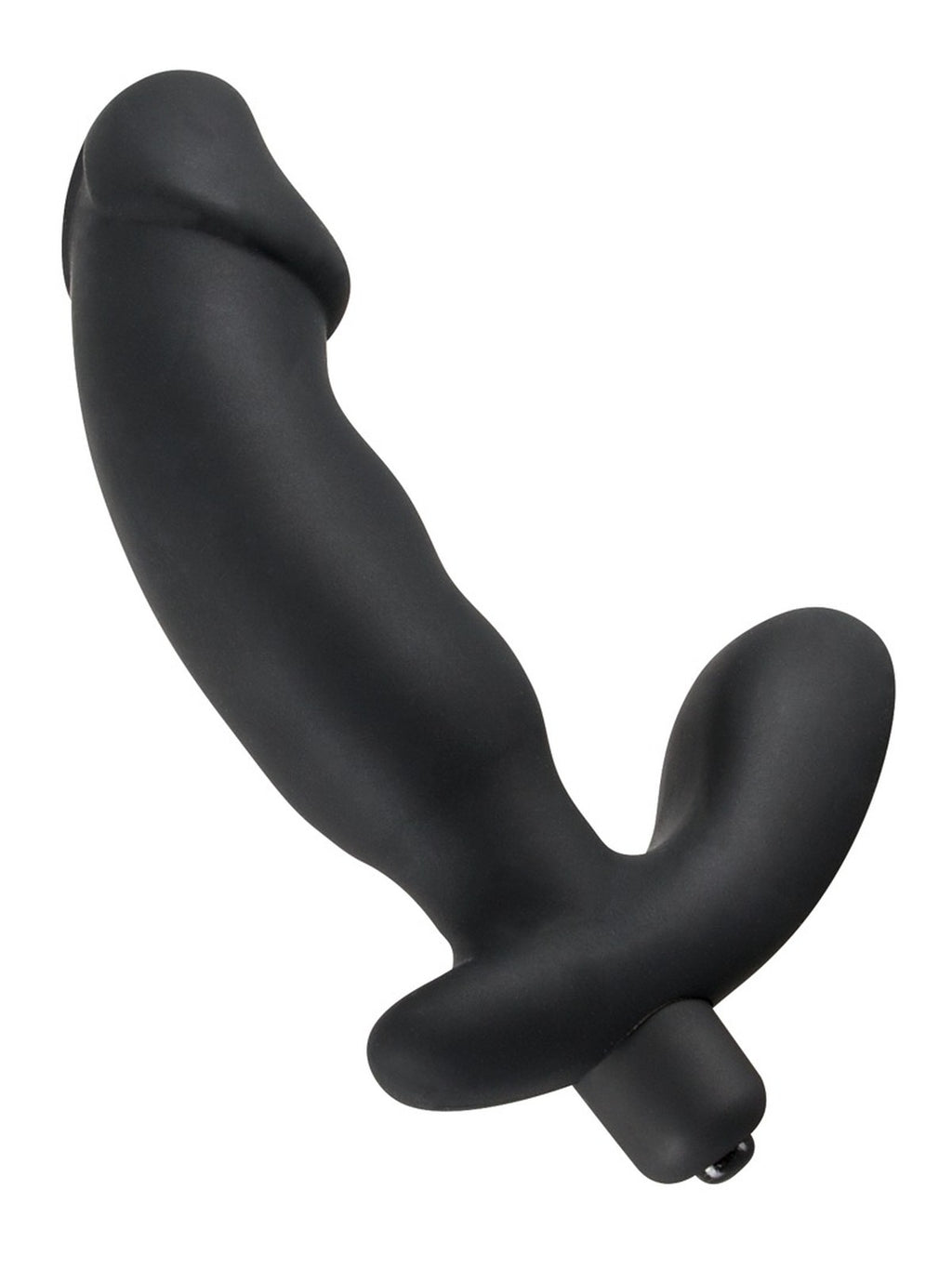 Vibrador de próstata com estimulador de períneo, 15 cm – Preto · Rebel (foto 2)
