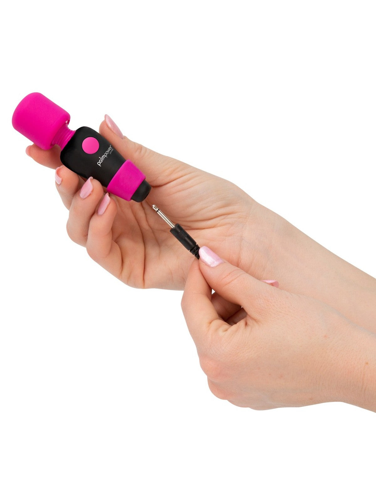 Varinha de massagem de bolso com cabeça móvel, 7 modos – Rosa · palmpower pocket (foto 5)