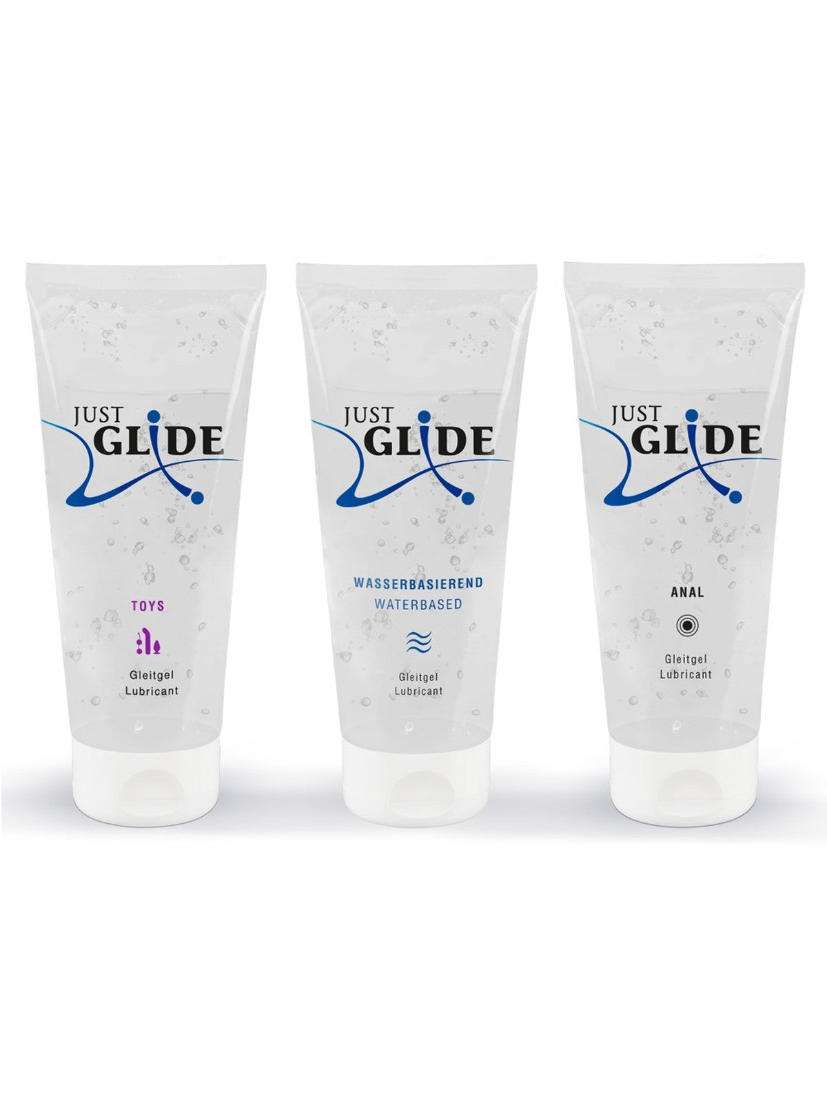 Conjunto de 3 lubrificantes, 3 × 200 ml – Just Glide