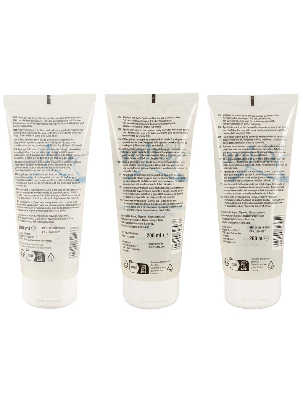 Conjunto de 3 lubrificantes, 3 × 200 ml – Just Glide (foto 2)