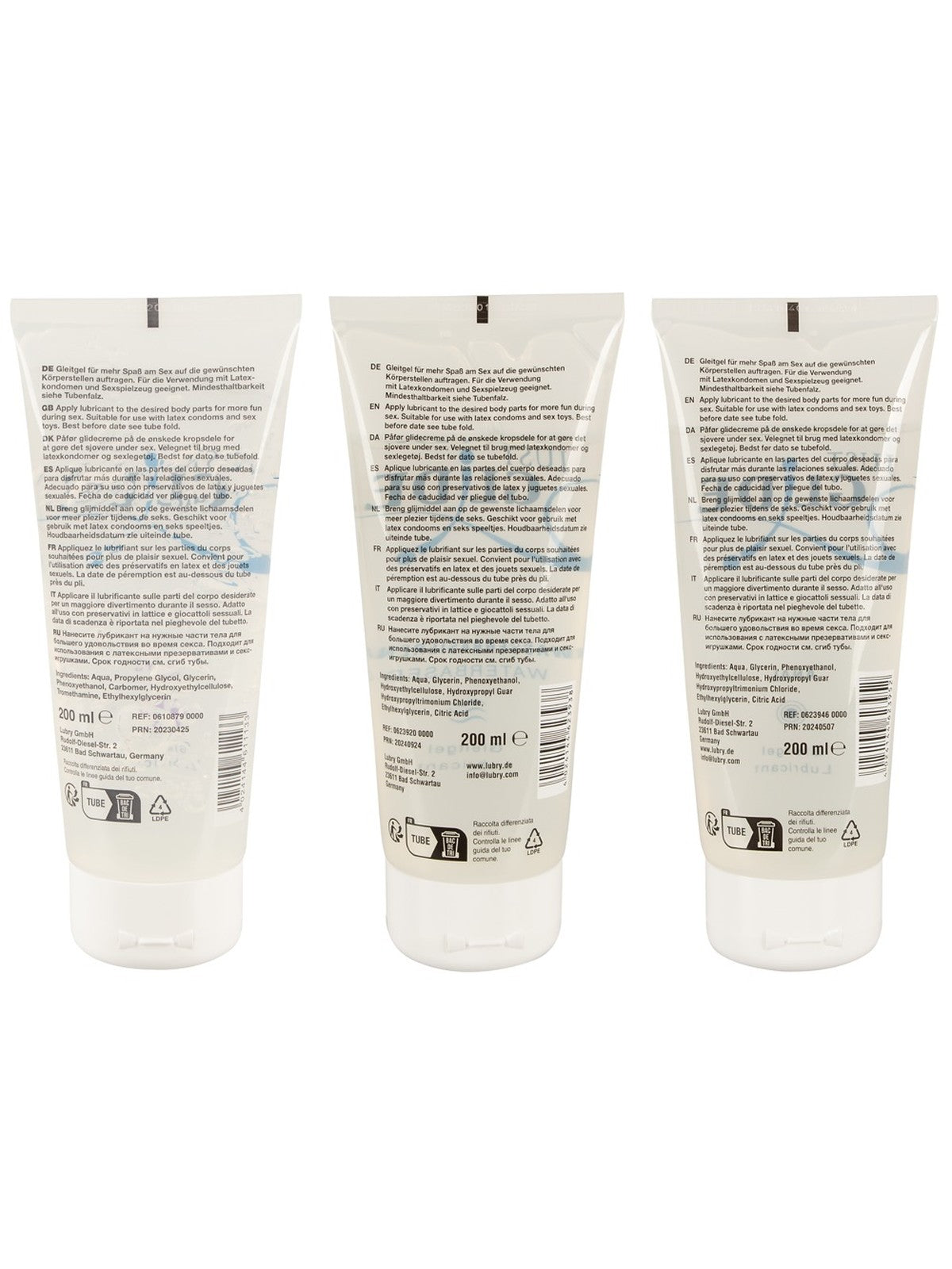 Conjunto de 3 lubrificantes, 3 × 200 ml – Just Glide (foto 2)