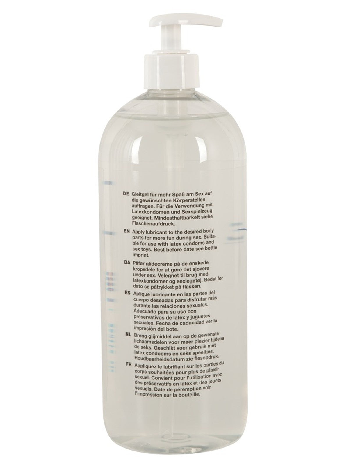 Lubrificante espesso para brinquedos, base de água, 1000 ml – Just Glide (foto 2)