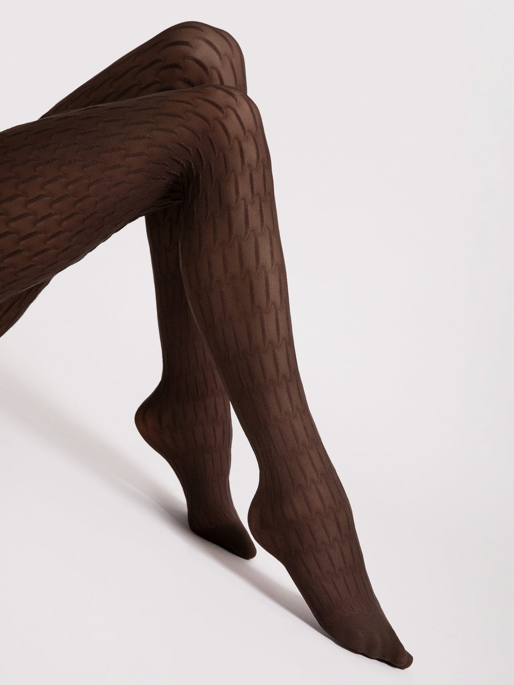 Patterned Tights - Stereo - Cherry Red (foto 2)