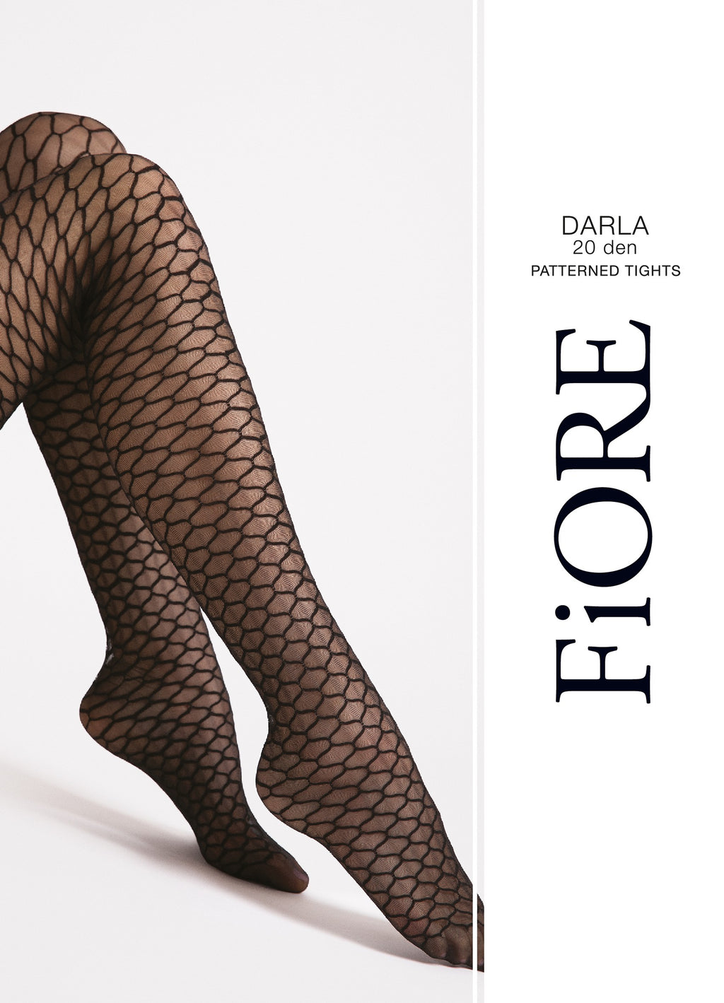 Collants de rede em favo – Preto · Darla