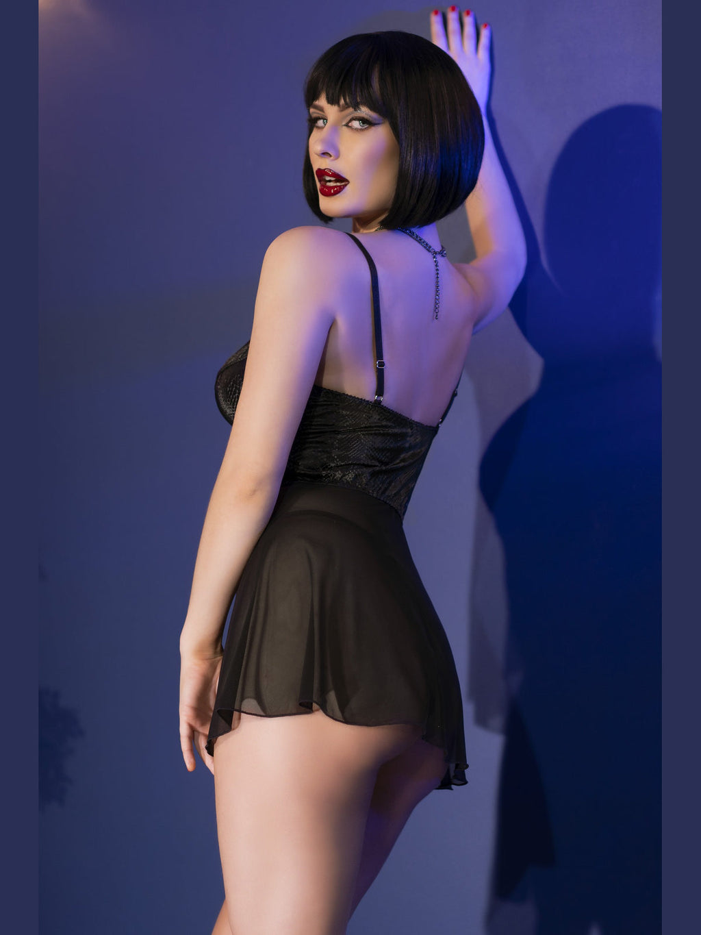 Conjunto 2 pçs - Cueca + top - Preto (foto 10)