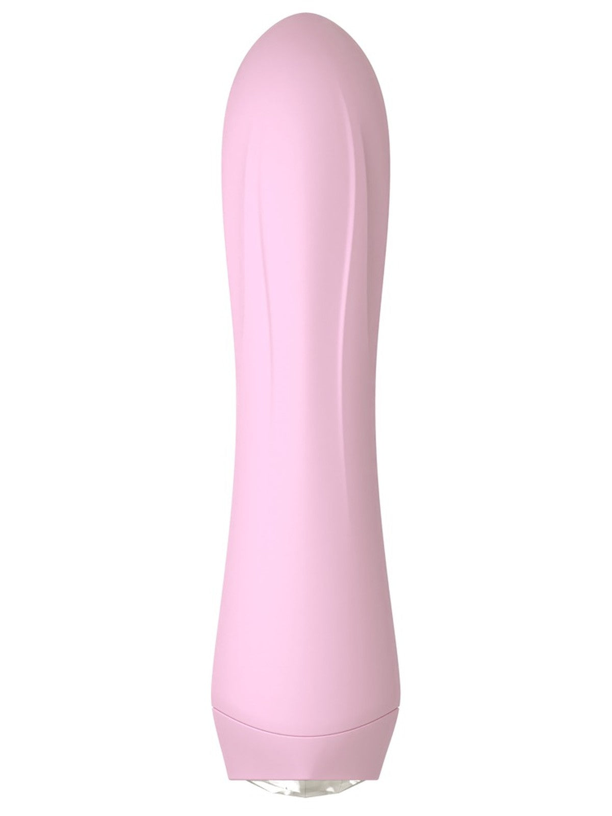 Mini vibrador com botão de pedra em coração, 10 modos – Rosa · Cuties