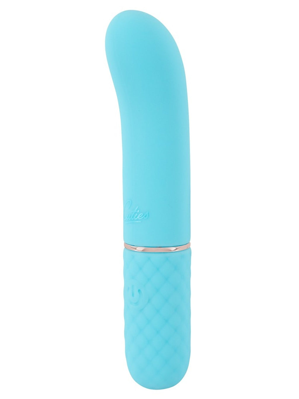 Mini vibrador com ponta curva para ponto G, 10 modos – Azul · Cuties