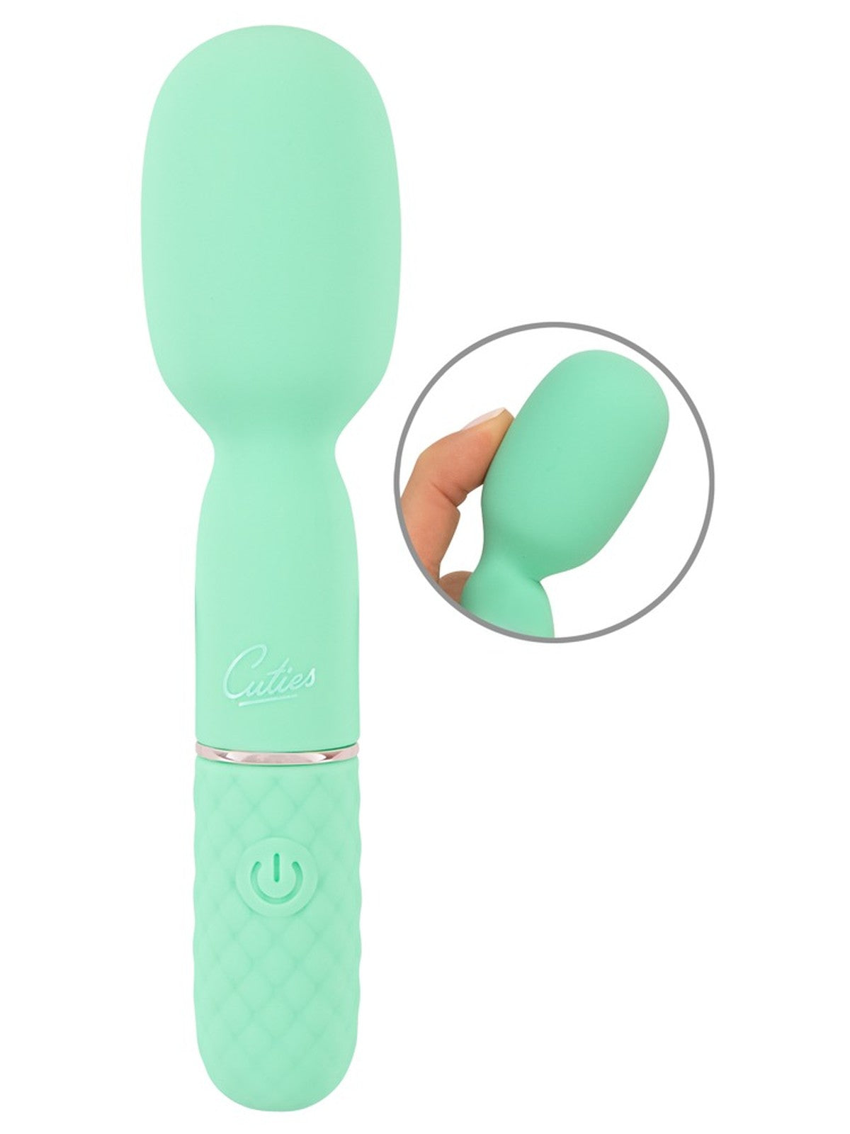 Mini varinha com cabeça flexível, 10 modos – Verde · Cuties