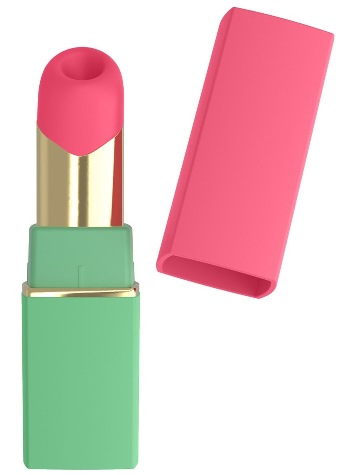 Estimulador de clítoris por ondas de ar, 6 intensidades, formato batom – Verde · Womanizer Beauty (foto 3)