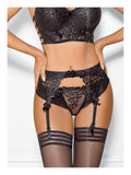 cinto renda flores preto – dark flower
