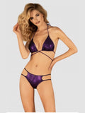 Bikini Roxo e Preto
