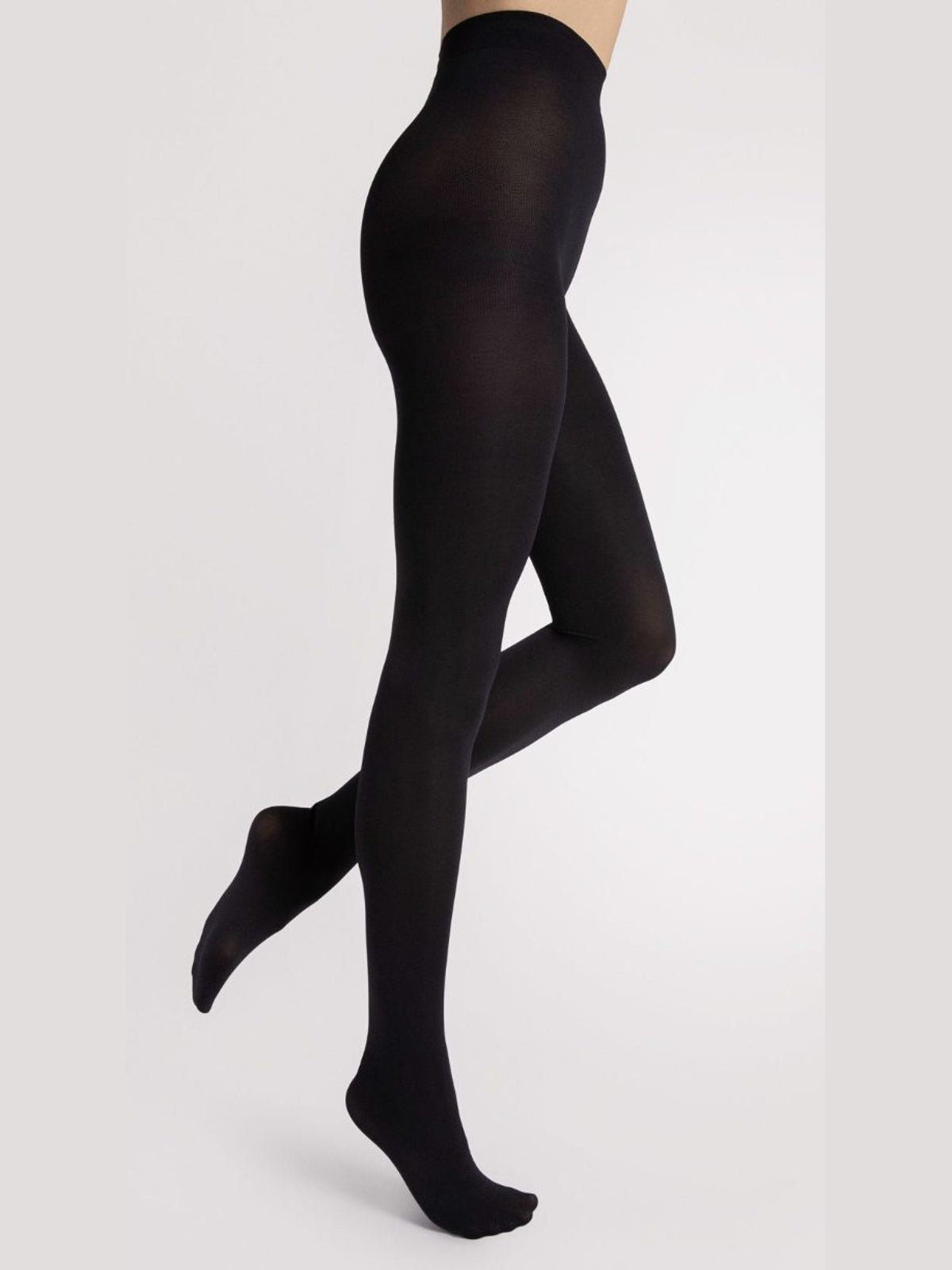 Microfibre Tights - ROZA - Black