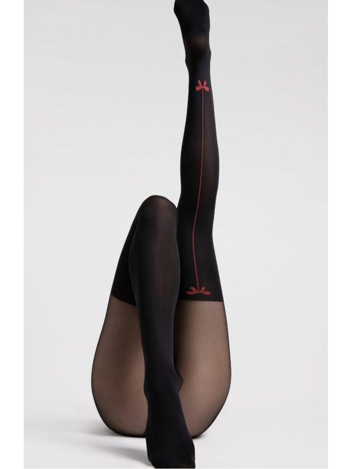 Patterned Tights- Canella - Black