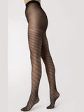 Patterned Tights - Staple - Black