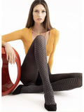 Collants com padrão espinha – Preto