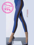 Leggings bicolor – Azul e preto