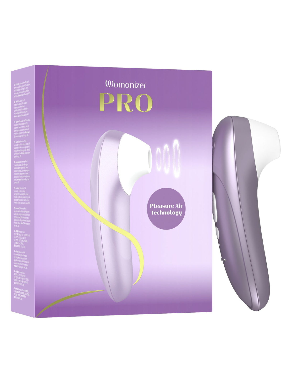 Estimulador de clitóris por ondas de ar, 11 níveis, à prova de água – Lilás · Womanizer Pro (foto 7)