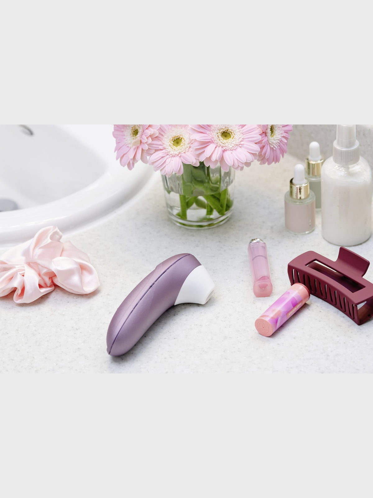 Estimulador de clitóris por ondas de ar, 11 níveis, à prova de água – Lilás · Womanizer Pro (foto 14)
