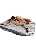 Kit de fixação à cama, 3 cintas e 4 algemas acolchoadas – Preto · Bad Kitty