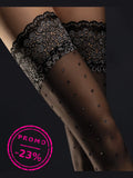 Meias altas – Preto e prateado · Favorita