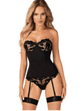 Body com ligueiro - Preto