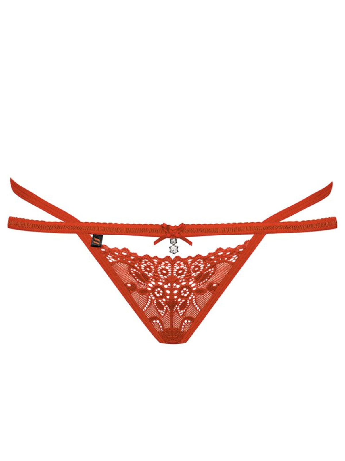 cuecas com tiras – red – strawberry pantie