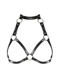 Arnês de peito sem copas com choker – Preto · Obsessive A740, a peça