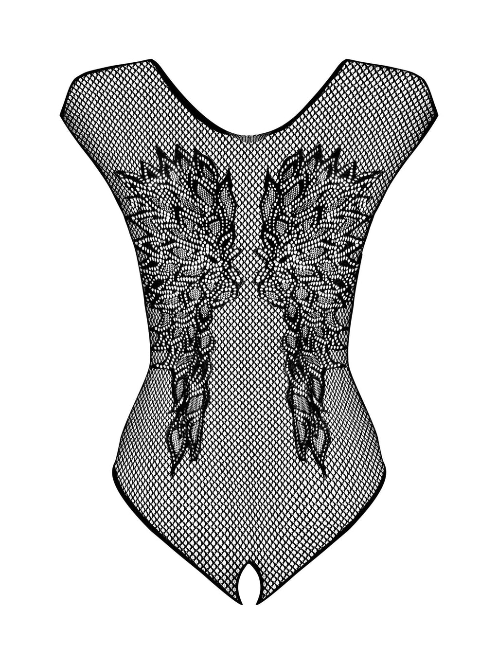 Body Elastico de Renda Bordado Preto - Lucy (foto 6)