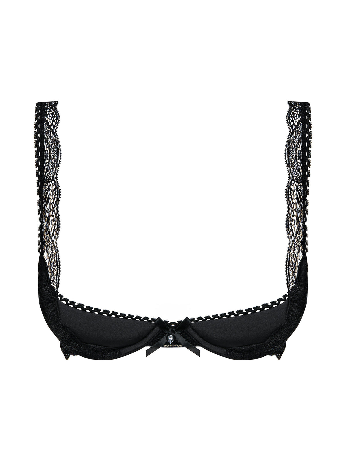 Soutien de renda almofado preto – Flor (foto 2)