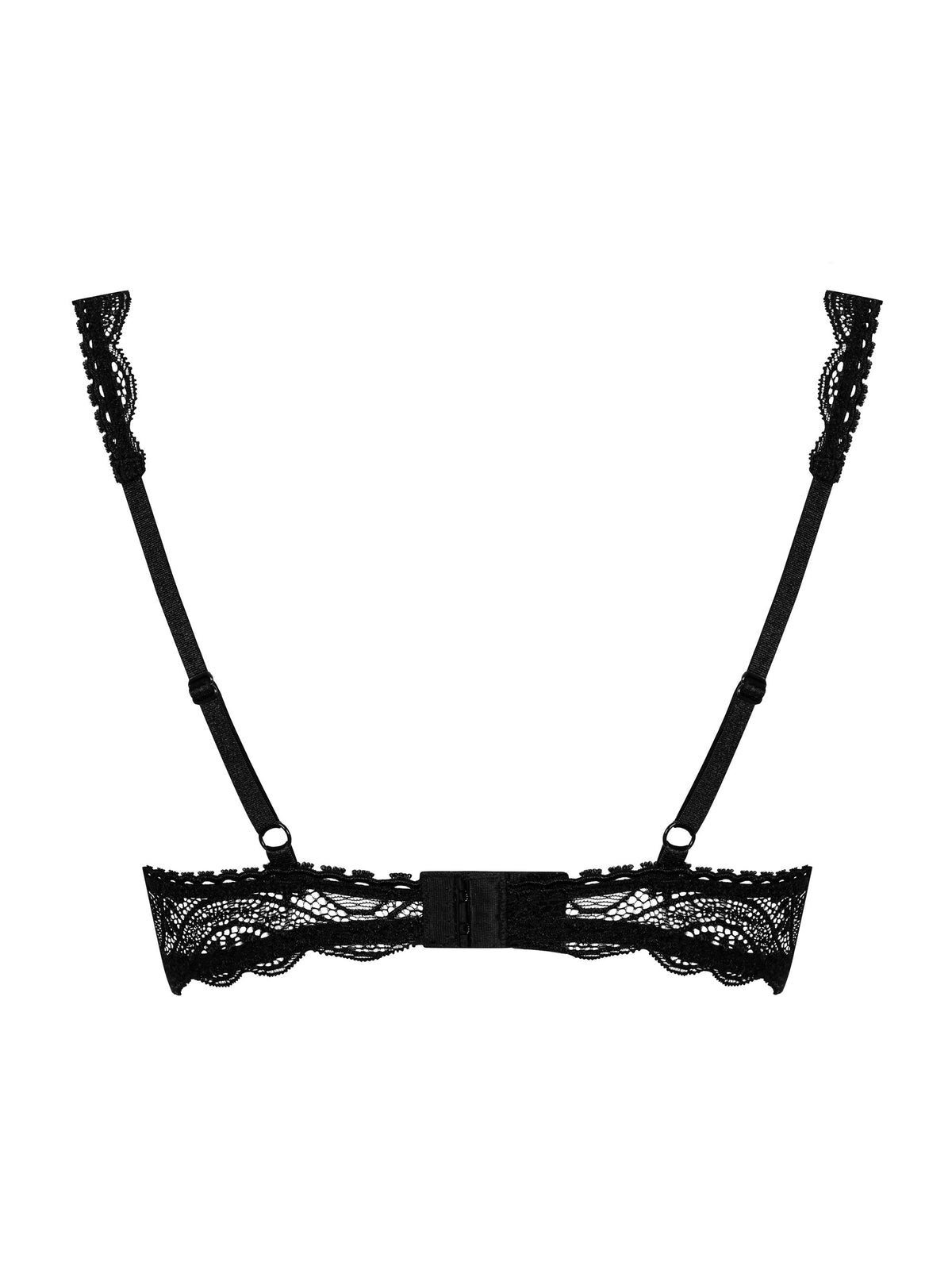 Soutien de renda almofado preto – Flor (foto 4)