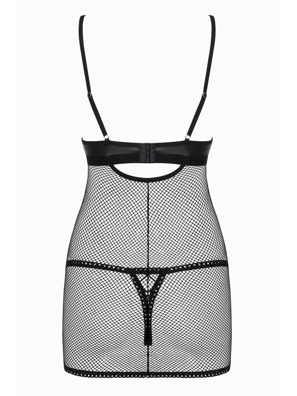 body preto com fitas ajustáveis – redella teddy (foto 5)