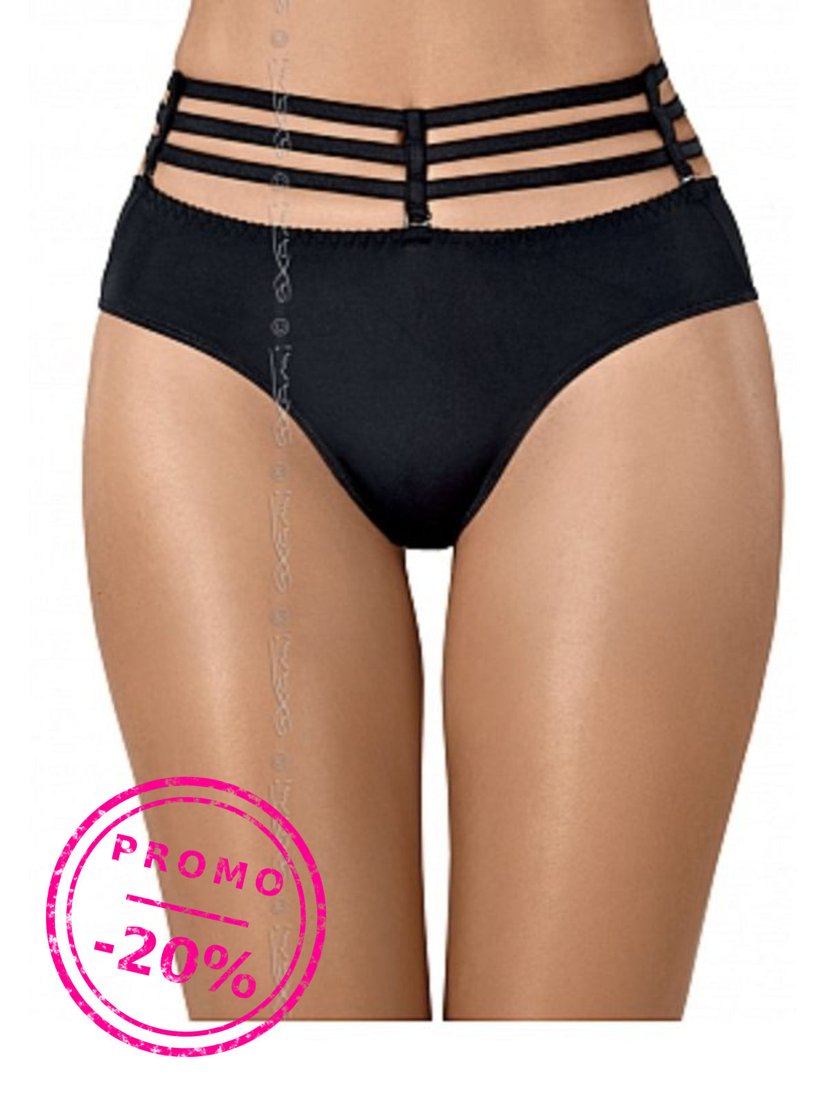 Cuecas tiras preto – Paola